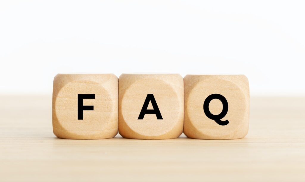 FAQ or frequently asked question concept